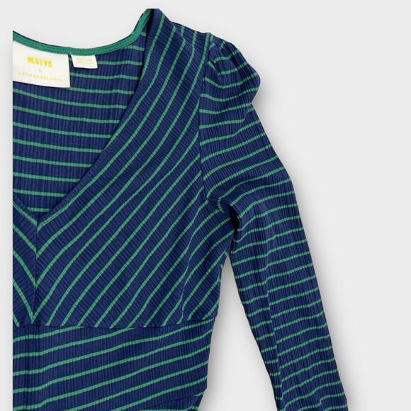 ANTHROPOLOGIE By MAEVE FLORES STRIPED DRESS Women’s Size: M - Picture 8 of 9